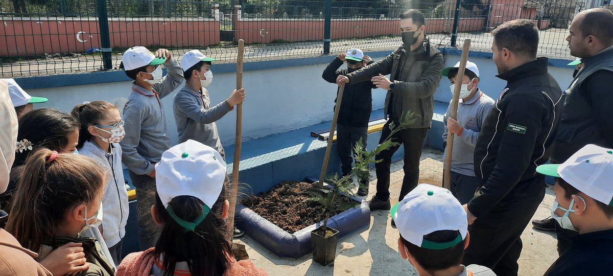 CatakOrtaokulu's tweet photo. "Orman Haftası" kapsaminda Alaplı Orman Müdürlüğü ile okulumuz  bahçesini ağaçlandırdık.Destekleri için teşekkür ederiz.@zuleyhaaldogan @cevatcevik67 @turansezgin67 https://t.co/MYhgDIP8ei