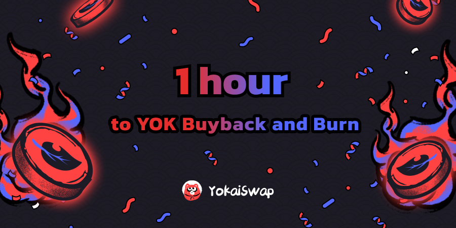 yokaiswapnervos's tweet photo. ⭐️The $YOK buyback will be completed within 1 hour, starting at 4 AM UTC! 

🔥The repurchased $YOK will be burned by the end of 28 March!

We’ll keep you updated ❤️‍🔥🚀

#YokaiSwap #tokenburn #Nervosnetwork #DEX #AMM https://t.co/zCwsApBoY8