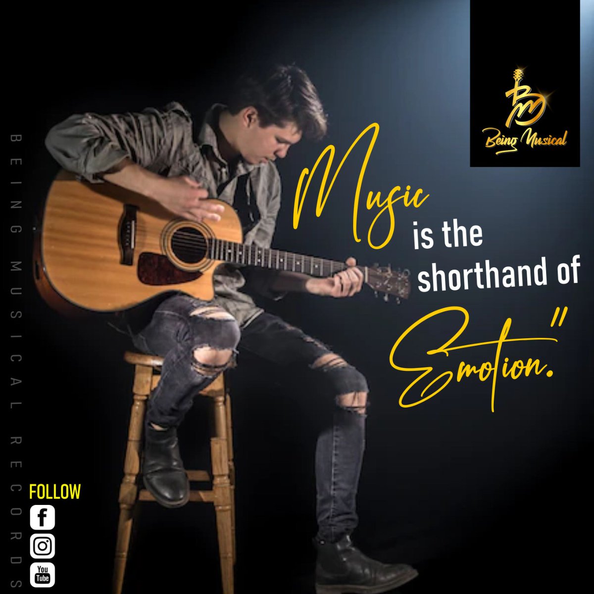 BeingRecords's tweet photo. MUSIC is EMOTION.... 

#beingmusicalrecords #beingrecordlabel #beingmusiclabel #beingbrothersband #bmr
#thekashmirfiles #gangubai #RRR #bacchanpandey https://t.co/zKRUcOZgrj