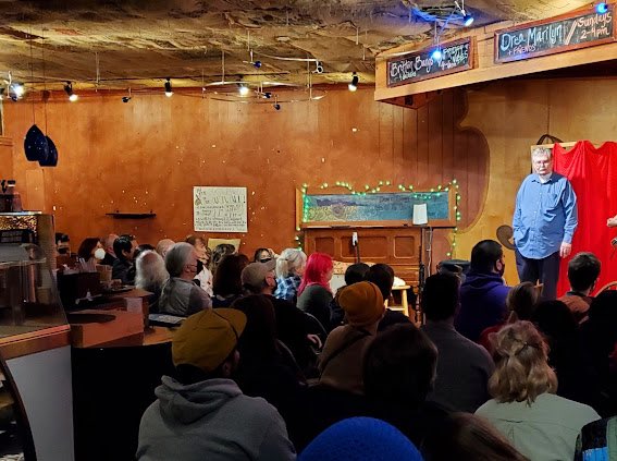HeartRepertory's tweet photo. Thanks to everyone who came out for our Inaugural Season fundraiser! We had some wonderful sponsors including Discover Yoga, Sam's Tavern, Niko Teriyaki, Snapdoodle Toys &amp; SoulFood Coffeehouse. Thank you all once again! https://t.co/229mQ7jG6r