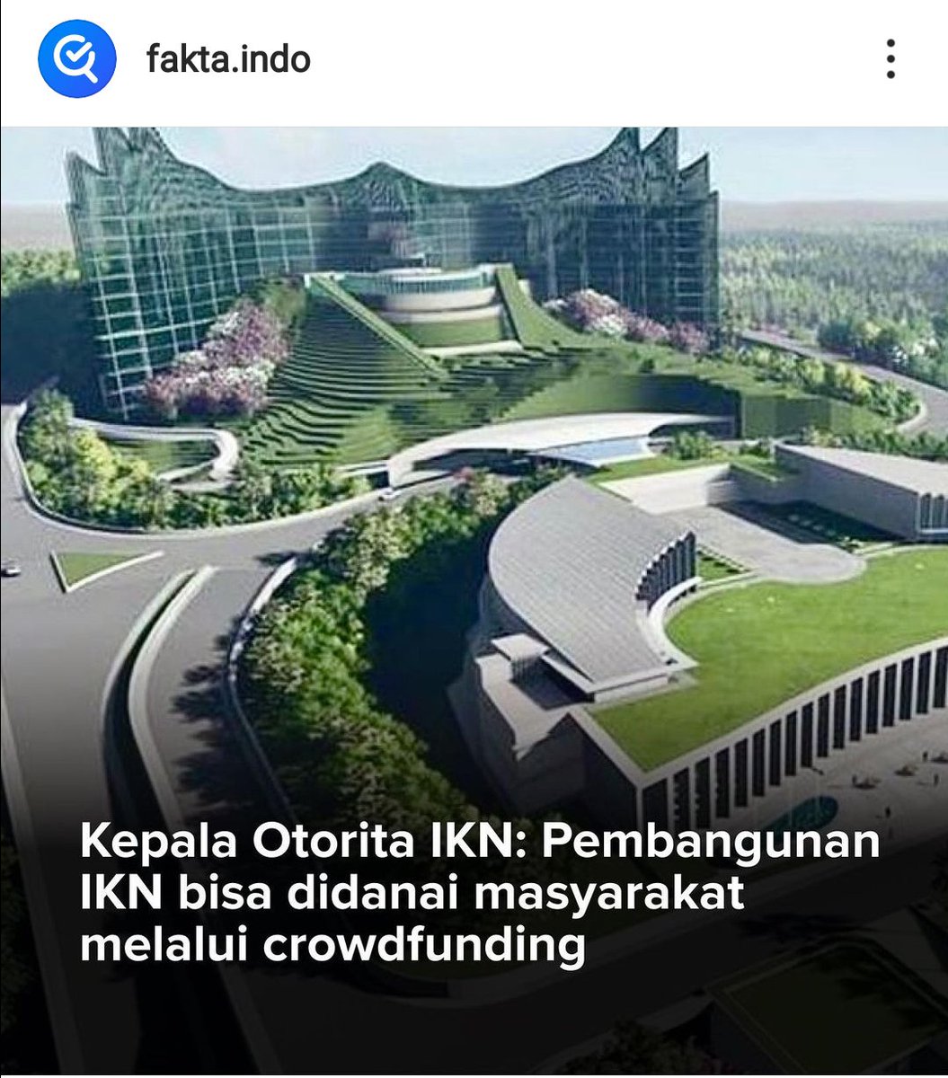 Ini yang suka treak treak anti asing aseng pasti bakal nyumbang gede2an nih...
😂🤣😂🤣
Yuk bisa yuk #gerakankoin1000untukIKN