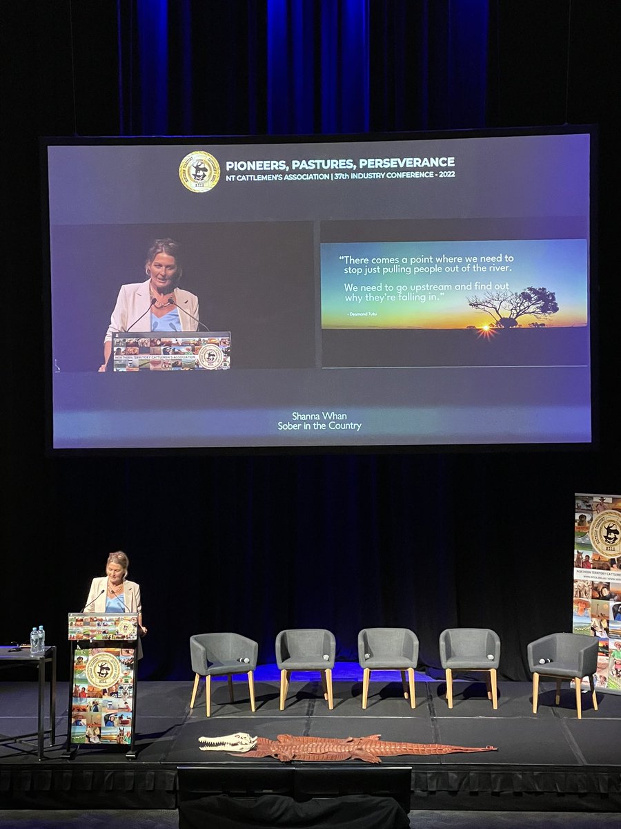 AustAgCo's tweet image. Always a pleasure hearing from Shanna Whan @SITC_CEO_Shanna and listening to her important message - #OK2SAYNO to beers in the bush. It’s about supporting mates, no matter what.

#NTCA2022
