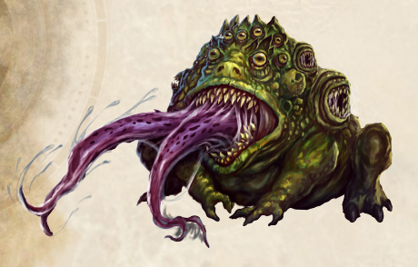 GravWellGames's tweet photo. #After5e features many dangerous and malevolent creatures. The Anura is nothing like its smaller, docile amphibious relatives, and will see to it that its prey is subdued, by any mouth(s) necessary.

#ttrpg #SciFi #SciFan #fantasyart 
#dnd #dnd5e
#TRIBEPUNK #CyberPunk #postpunk https://t.co/uSfiRyGysY