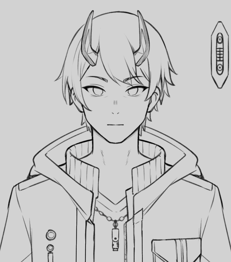 Character ref sketch WIP 