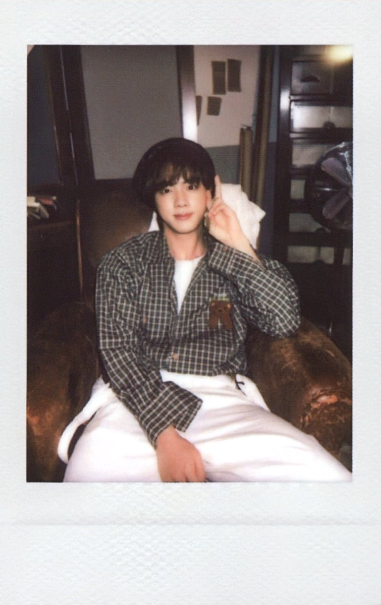 Scan] BTS DECO KIT Double Sided Instant /polaroid Photo : Seokjin