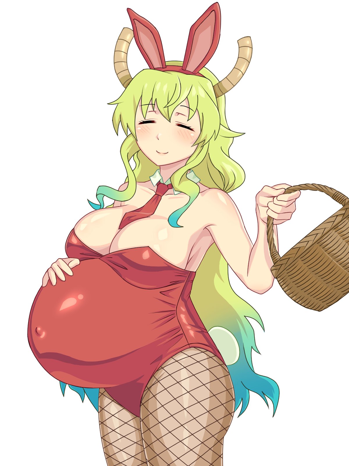 lurker474 (ラーカー) on X: RT @Granary52: Lucoa's prepared for easter  #pregnantnsfw #pregnancykink #bunnysuit t.cor2N2FAWW8V  X