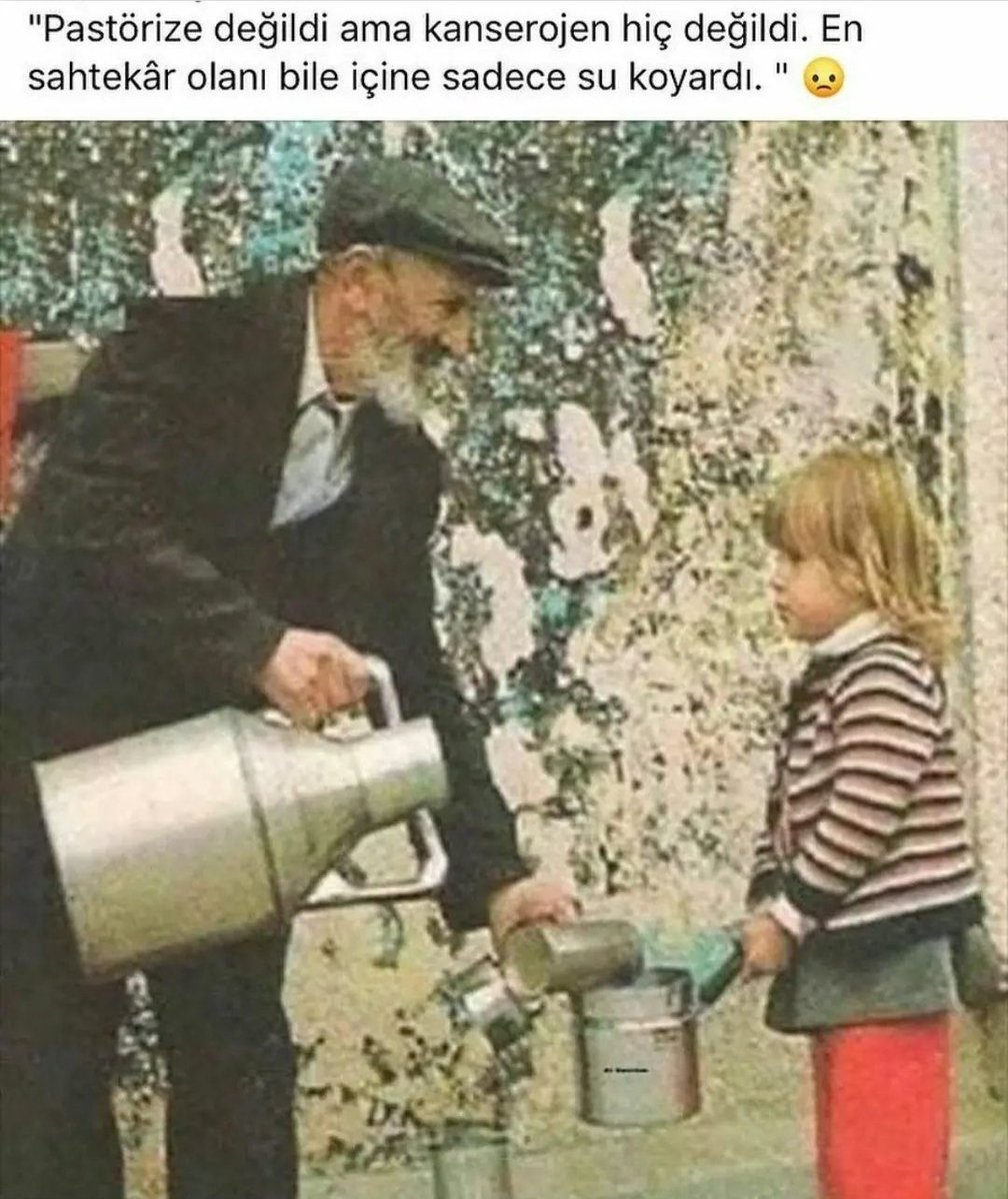 Kapıdan açık süt alır mıydınız? ☺