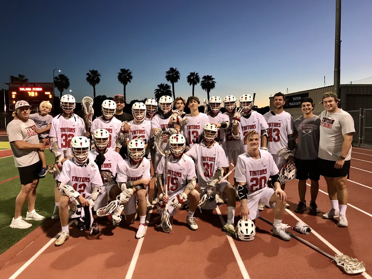 schs_lax's tweet photo. What a game and huge OT win by our Triton Boys Lax team over Tesoro 14-13. https://t.co/UdPepZBQFm