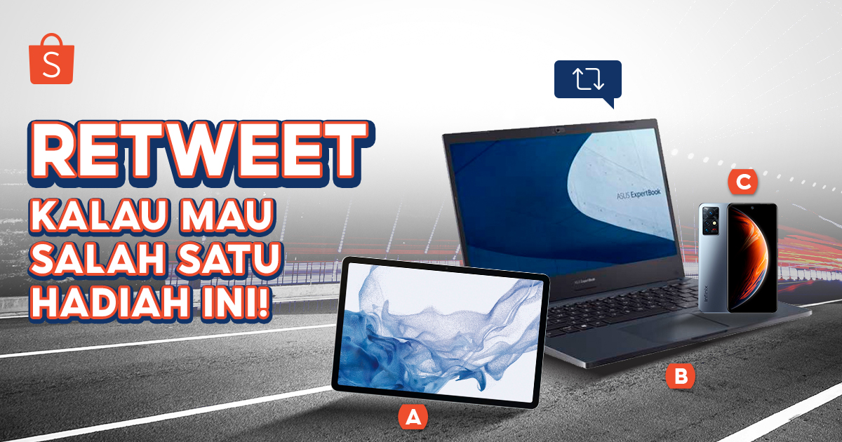 ShopeeID's tweet photo. Yuhuu, Sobat Shopee! 🥳 Mimin udah siapin TIGA PILIHAN HADIAH nih buat kamu! Dari ketiga pilihan ini, mana yang kamu mau? Langsung aja RETWEET dan REPLY hadiah yang kamu mau sekarang ya! Siapa tau mimin bisa mimin kasih GRATIS untuk kamu! 😎  #ShopeeID https://t.co/AWqpuAqFdq