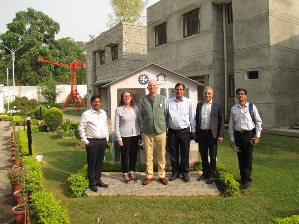 NorwayAmbIndia's tweet photo. Interesting visit to demo houses by @CSIR_CBRI , #CSIRLab, using innovative & cost & #energy efficient building materials and #netzero emission building technologies #Uttarakhand https://t.co/c7fOM0Nkwp