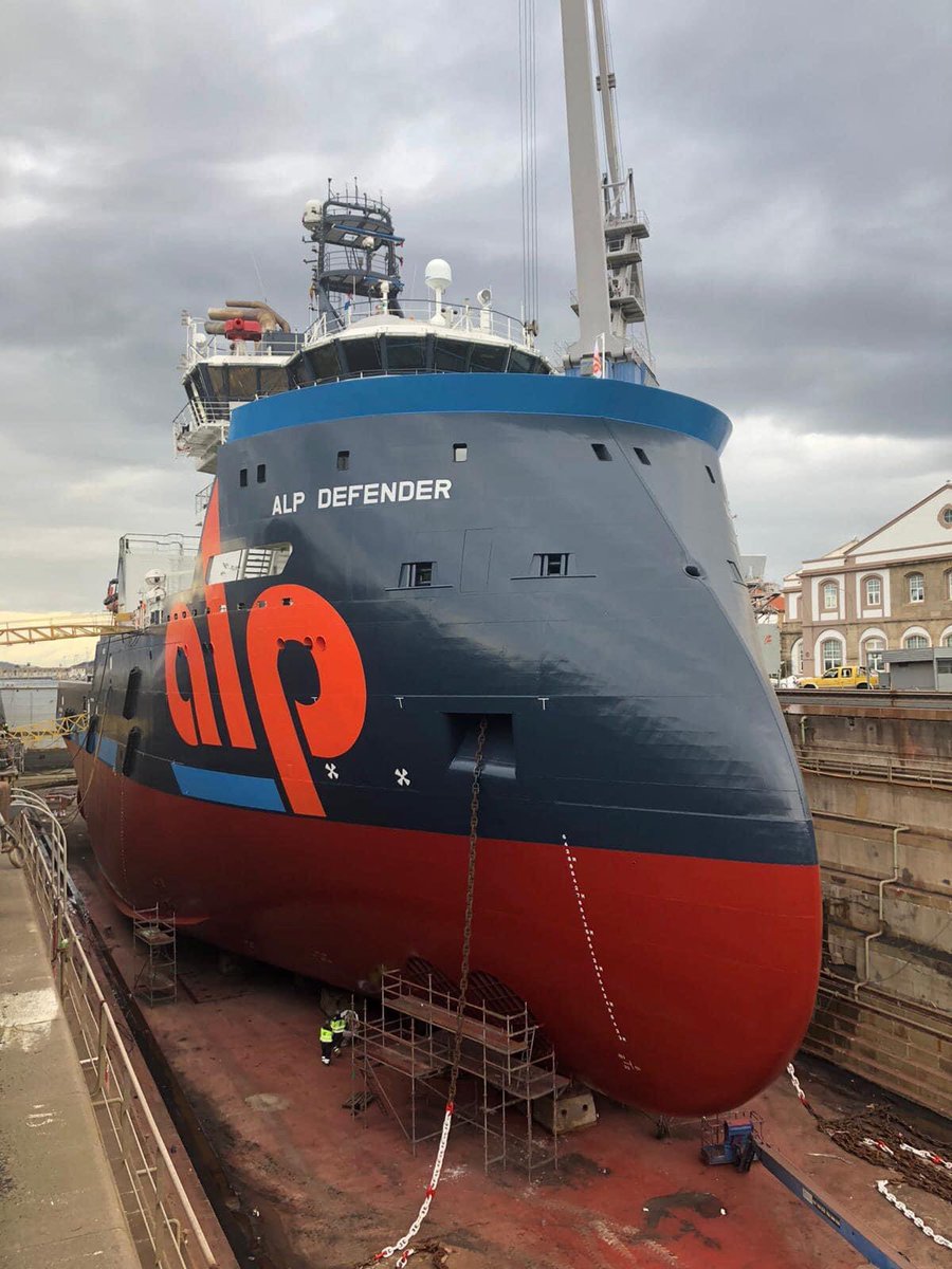 hoffmannoliv1's tweet image. ALP Defender in drydock at Navantia in Ferrol, Spain
#ALP
