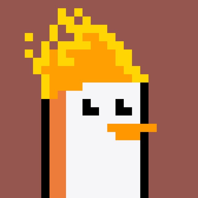 CryptoPanda88's tweet photo. New NOOT in the family @peskypenguins The floor is lava! 🔥🔥🔥 https://t.co/uy69zZBNRq