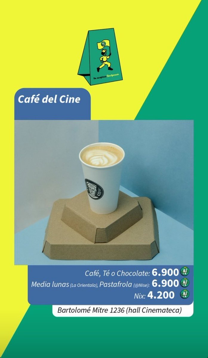 nieripesos's tweet photo. @IMyth97 @cz_binance @CinematecaURU yo @nayibbukele you are invited too, come to @CinematecaURU with @LuisLacallePou and @cz_binance for a nice $NIERI fueled afternoon snack! Hoy pasan Une chante, l'autre pas  de Agnès Varda a las 17:30 y a las 20, entre otras!  https://t.co/wu1OVExnQ0 #Bitcoin #BitcoinButton https://t.co/dLRXhJFYM5