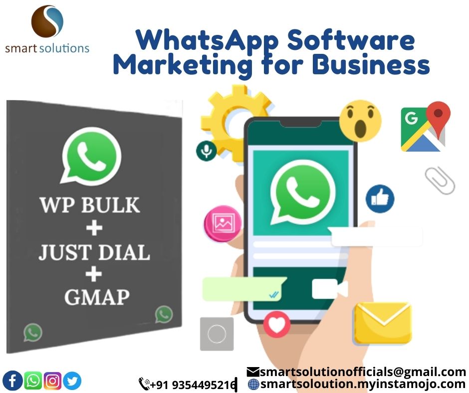 wp_software's tweet photo. Want to reach a wider audience without paying for advertisements? Save time and money with our smart WhatsApp Marketing Software that will allow you to expand your business and reach targeted customers with minimal effort!
#smartsolutions #whatsappsoftware #bulksmssender https://t.co/SoZrUijjVp
