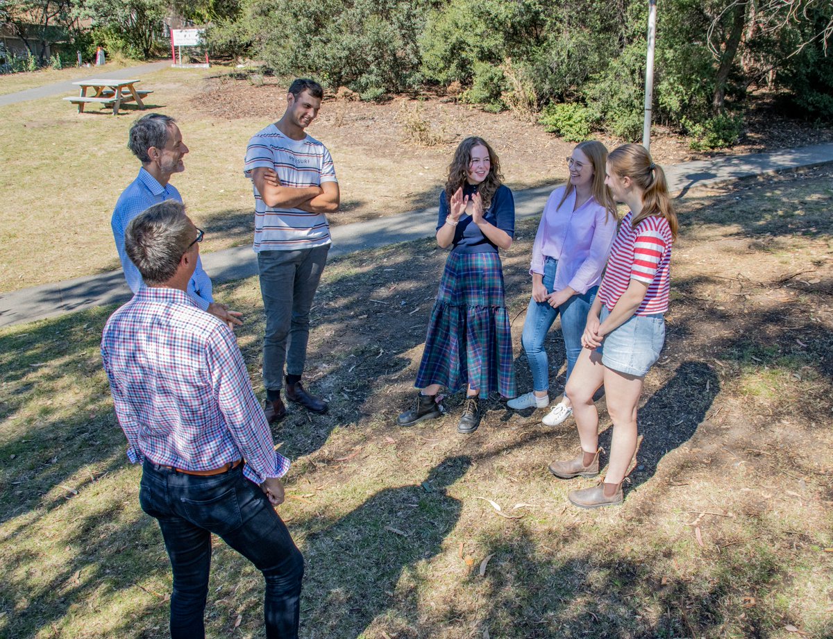 Wonderful to hear from @UTAS_ honours students about their important work for #Tasmania our scholarships are making possible, from non-chemical solution and codling moth through to breeding native plants so their oils can be commercialised.