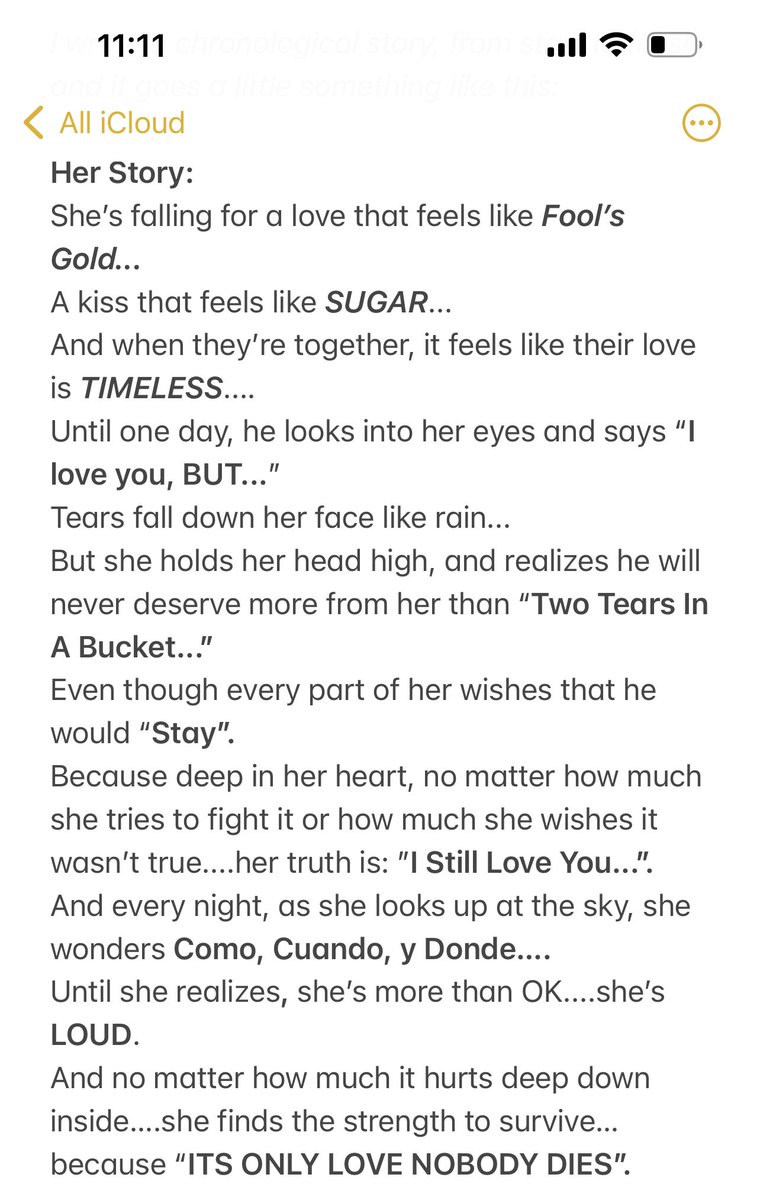 SofiaCarson's tweet photo. This is a screen shot of what I wrote in my notes page when I finished writing my album. So when you listen to my album, listen to it in this order…

https://t.co/qsAAELerqI https://t.co/z0gAjqCFci