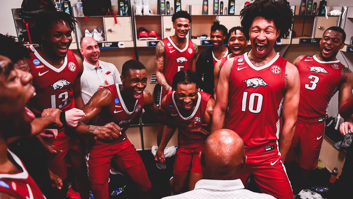 RazorbackMBB's tweet photo. WPS say it back https://t.co/uXTD1DhvPO