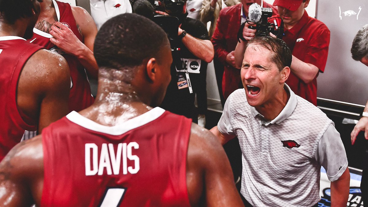 RazorbackMBB's tweet photo. WPS say it back https://t.co/uXTD1DhvPO