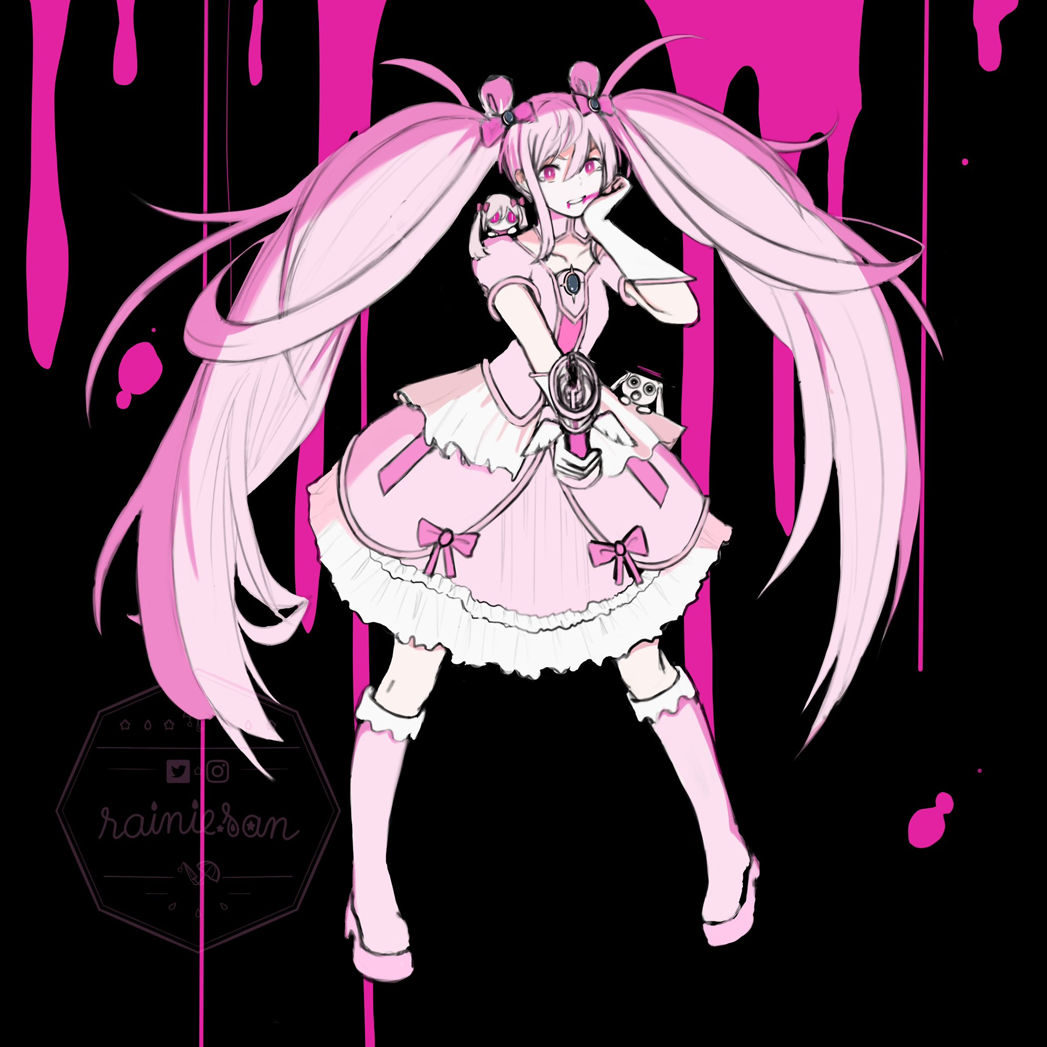 ピノキオピー 魔法少女とチョコレゐト 温か コンパクトミラー