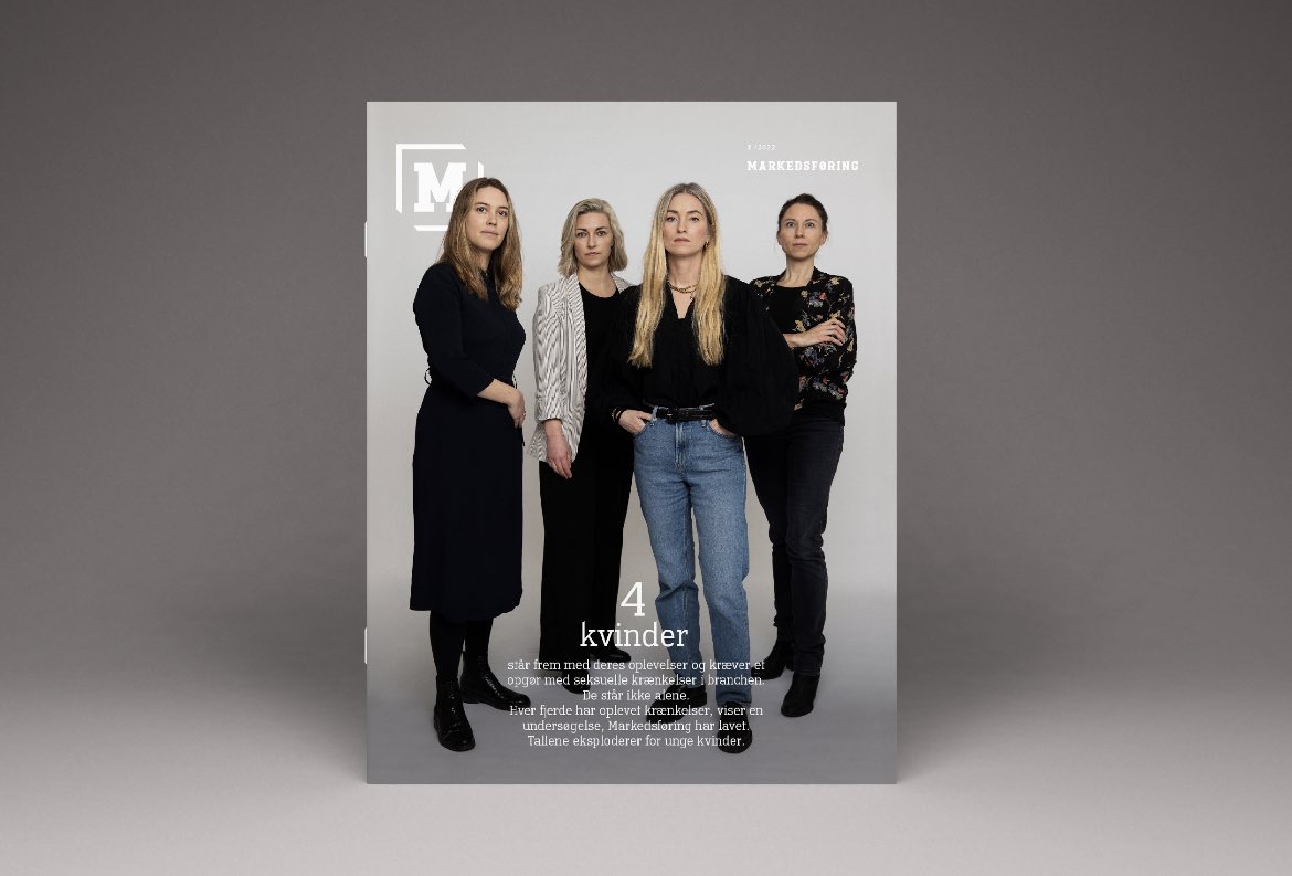 amarckmann's tweet image. I dag udkommer Markedsføring med en historie, vi har brugt rigtig lang tid på. Vi har undersøgt seksuelle krænkelser i marketing, reklame, tech og kommunikation - og resultaterne er forstemmende. Tråd 👇