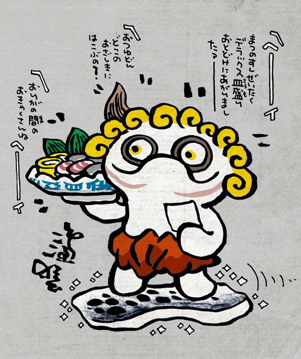#妖界東西新聞 【超ぜいたく皿盛りおすし】https://t.co/K5D58fVpMs 