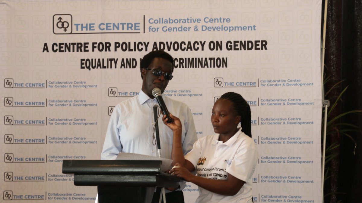 Paul Mugambi - Persons with disabilities, like the Blind, hearing impaired, deaf blind, facing difficulties in communication and/or mobility may encounter serious barriers in accessing essential protection services.

<a href="/EACAffairsKenya/">Ministry of EAC,ASALs & Regional Development Kenya</a> #NDF2022 <a href="/fawekenya/">FAWE Kenya Chapter</a> <a href="/sautiyajamii_/">sautiyajamiiprogram</a> <a href="/CCGD_KE/">Collaborative Centre for Gender and Development</a>