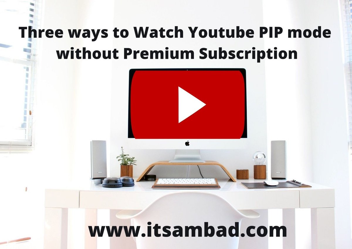 ItSambad's tweet image. Article Link: itsambad.com/youtube-pictur…
How to Watch YouTube Picture in Picture mode without Premium subscription 
#youtube #PictureinPicturemode #pipmode  #android #ios #itsambad #RRRreview  #RRRMovie #RRR #Tipsandtricks