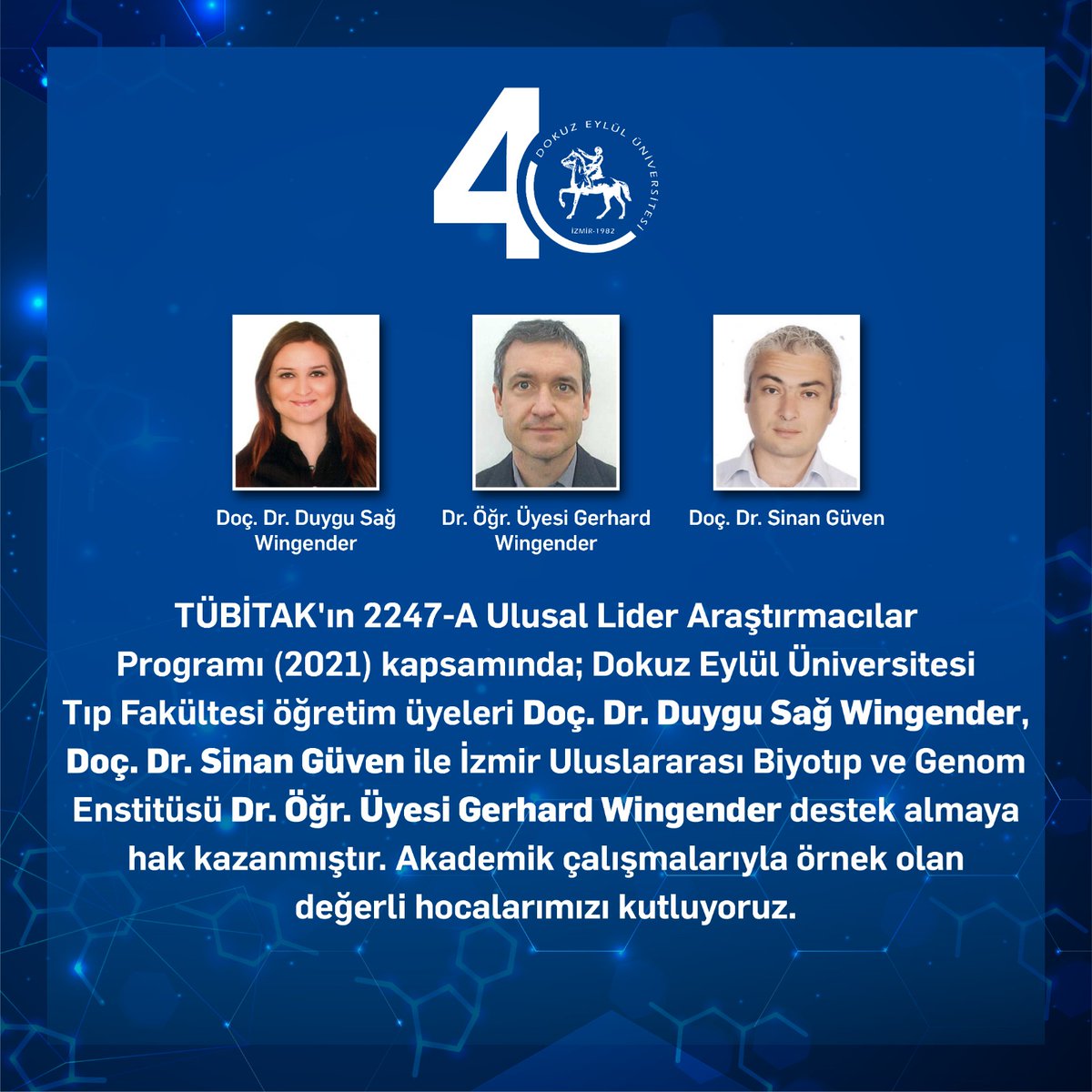 universitemDEU's tweet photo. #universitemDEU #UlusalLiderAraştırmacılar #TÜBİTAK https://t.co/nThXzIfmQ2