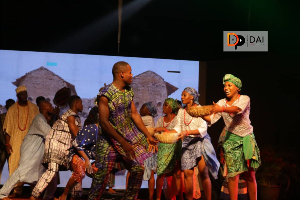 DaiCreativeClan's tweet photo. Creative productions are what we do 😍🥰! Some scenes from last year's production of Ola Rotimi's The Gods are Not to Blame from the stages of Port Harcourt #daiproductions #activeplayhouse #bolobolo https://t.co/QC48r9G4Qw