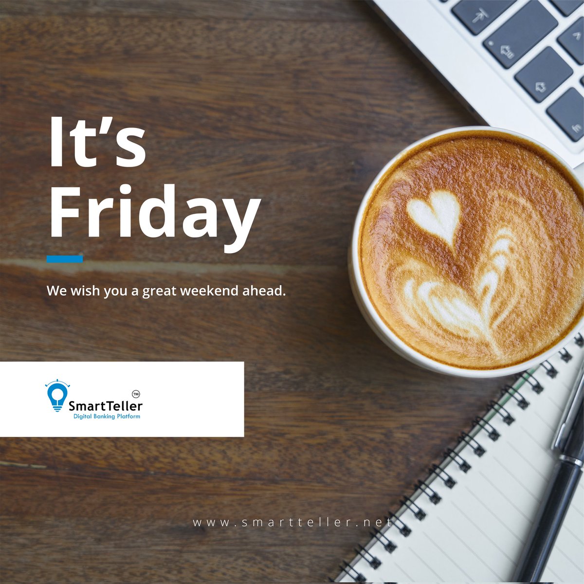 SmartTeller's tweet photo. “Friday is a day to finish your goals for the week. It is a day to celebrate that which you set out to accomplish at the beginning of the week.” cheers 🥂 #tgif #smartteller.. https://t.co/Is8FkKSlAN