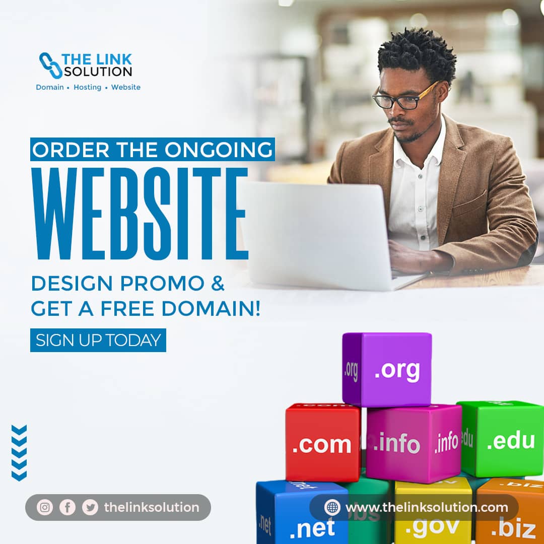 TheLinkSolution's tweet photo. Don't Miss Out ‼

Get your website running in 7 working days as we offer
✅ 24/7 Customer support
✅ Premium web hosting
✅ Web Security
Send us a message today to get started 🚴
📩 Support@thelinksolution.com
☎️ +2348125128979 https://t.co/Yuf3hACSzW