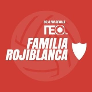 19 h FAMILIA ROJIBLANCA PEÑAS, Tertulia Sevillista presentada por Antonio Guillena
Invitados: Malena Norman de <a href="/PSdEscandinavia/">PS de Escandinavia</a>, Paco Avila de <a href="/PS_ForzaSevilla/">PS Forza Sevilla Campeón</a> y Luis Boza de <a href="/PSAlcaladelrio/">Peña Sevillista Alcalá del Río</a>
LLAMADA A LAS PEÑAS: Antonio Robalo de <a href="/PSevillistaAlm/">Peña Sevillista de Almería</a>
Colabora: <a href="/fpsevillistas/">F. Peñas Sevillistas</a>