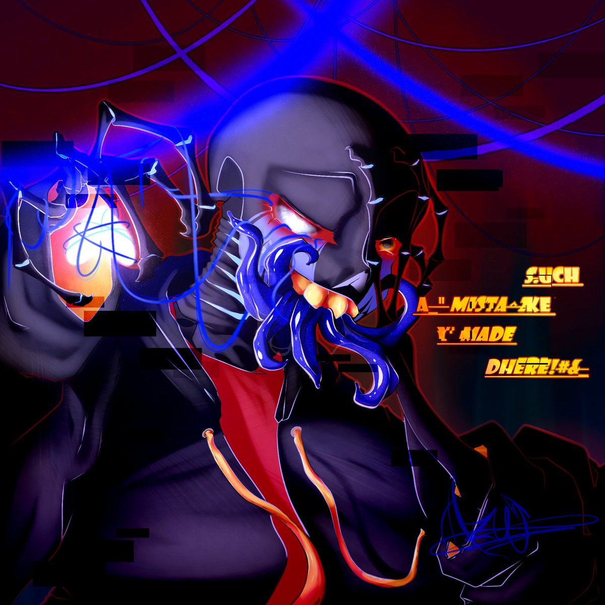 LeissiAzura's tweet photo. Récent art i did ~ 
2 #undertalefanart and 1 #comission ! 
I love #fellsans but #errorsans has such a cool design~ 
#fullart #fullshaded #hqart #commissionopen #multiverse #underfell #undertale #fanart #hot #hotfanart #skeletonart https://t.co/HZcbofI9FP