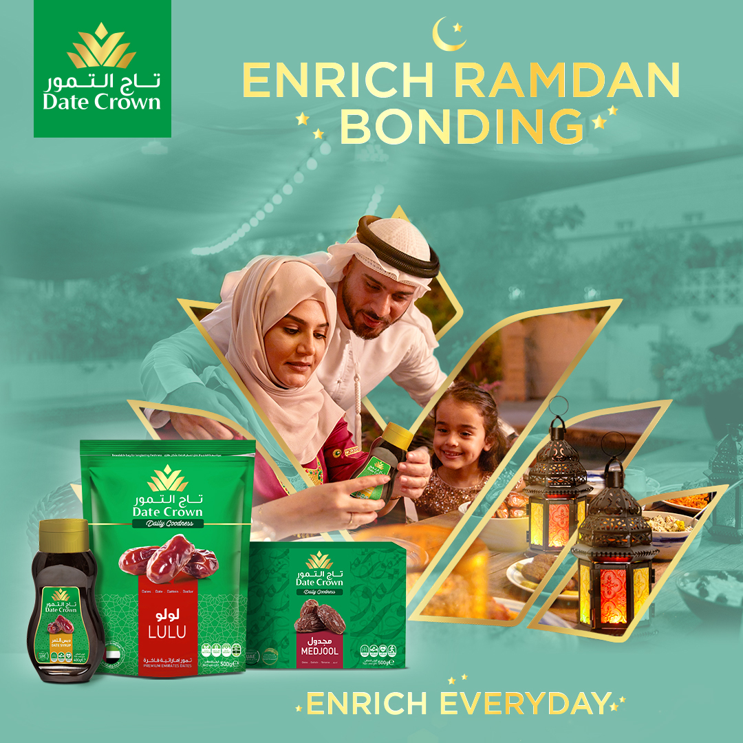 DateCrownUAE's tweet photo. Break your fast with a healthy high-fibre bite, a rich energy boost to keep you going in the holy month. ✨
#DateCrown #dates #EnrichEveryDay #Ramadan https://t.co/20ugMB5tX9