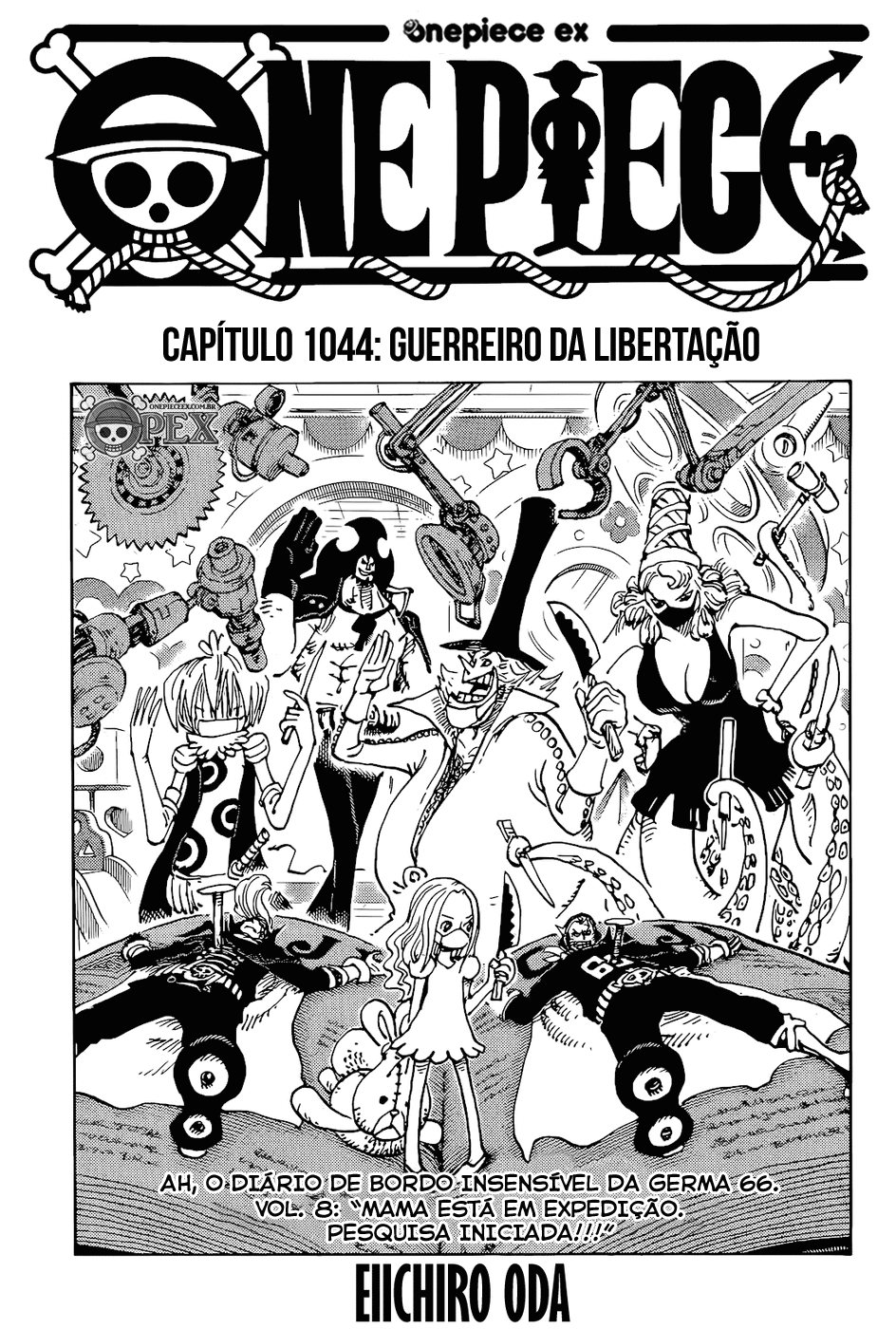 One Piece Ex OPEX on X: MANGÁ DO SÉCULO! ━ O capítulo 1044 de One Piece já está disponível na OPEX. Um bom mangá a todos ⬇️ #OnePiece1044 /