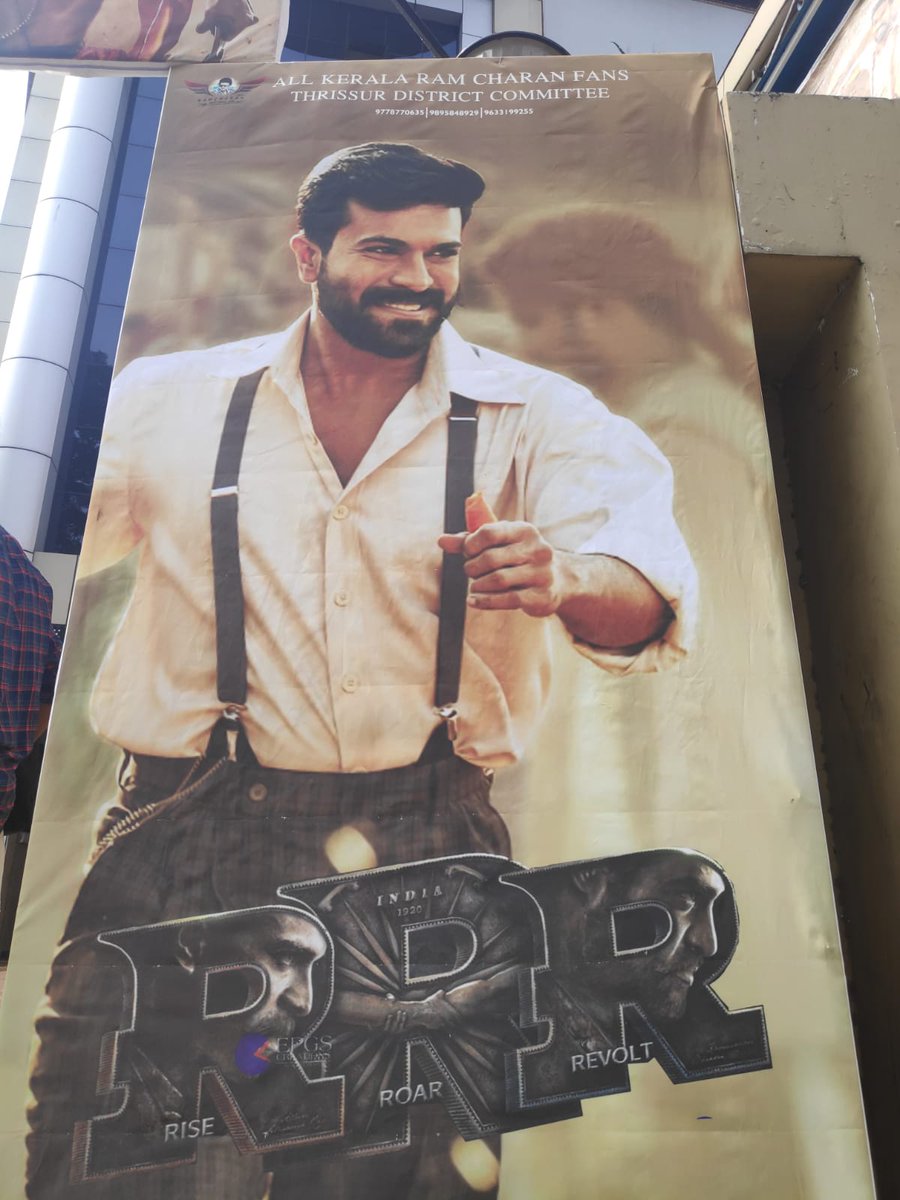 Kerala 𝐑amCharan Fans tweet media