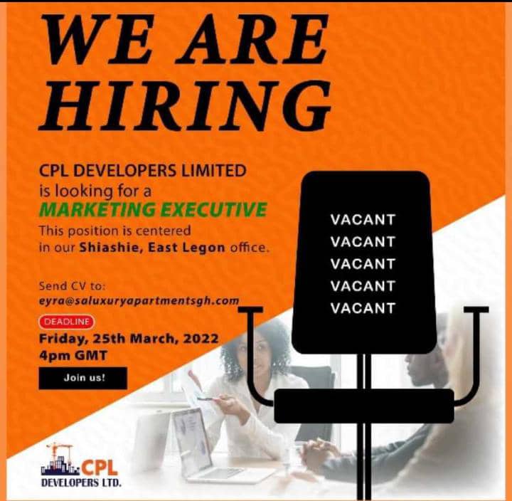 1ghanajobs's tweet photo. Vacancy!!! Kindly retweet. Someone may grab this opportunity. https://t.co/pqgyta2gP1