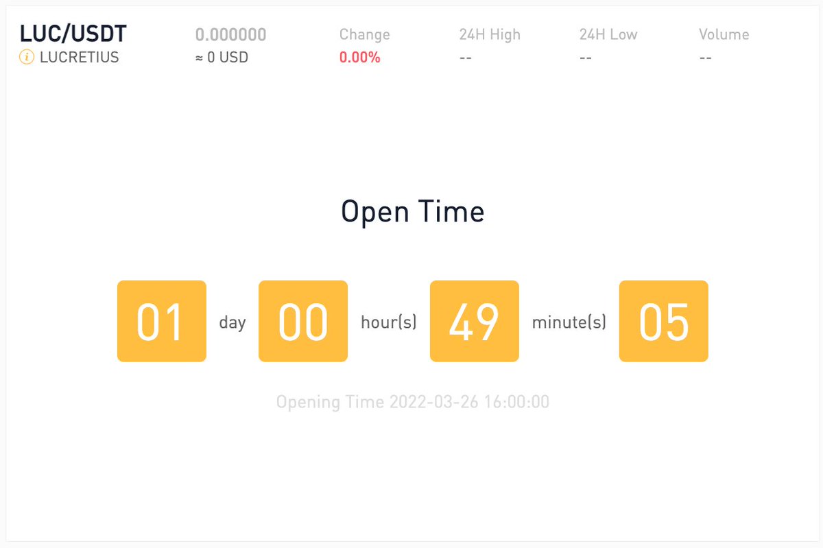 LucretiusNet's tweet photo. $LUC/USDT trade will be open in next 24 hours @XTexchange . Stay Tuned
#Lucretius #XRPL #MetaVerse #P2E #LUCListing #GameFi https://t.co/YBftyQPAah