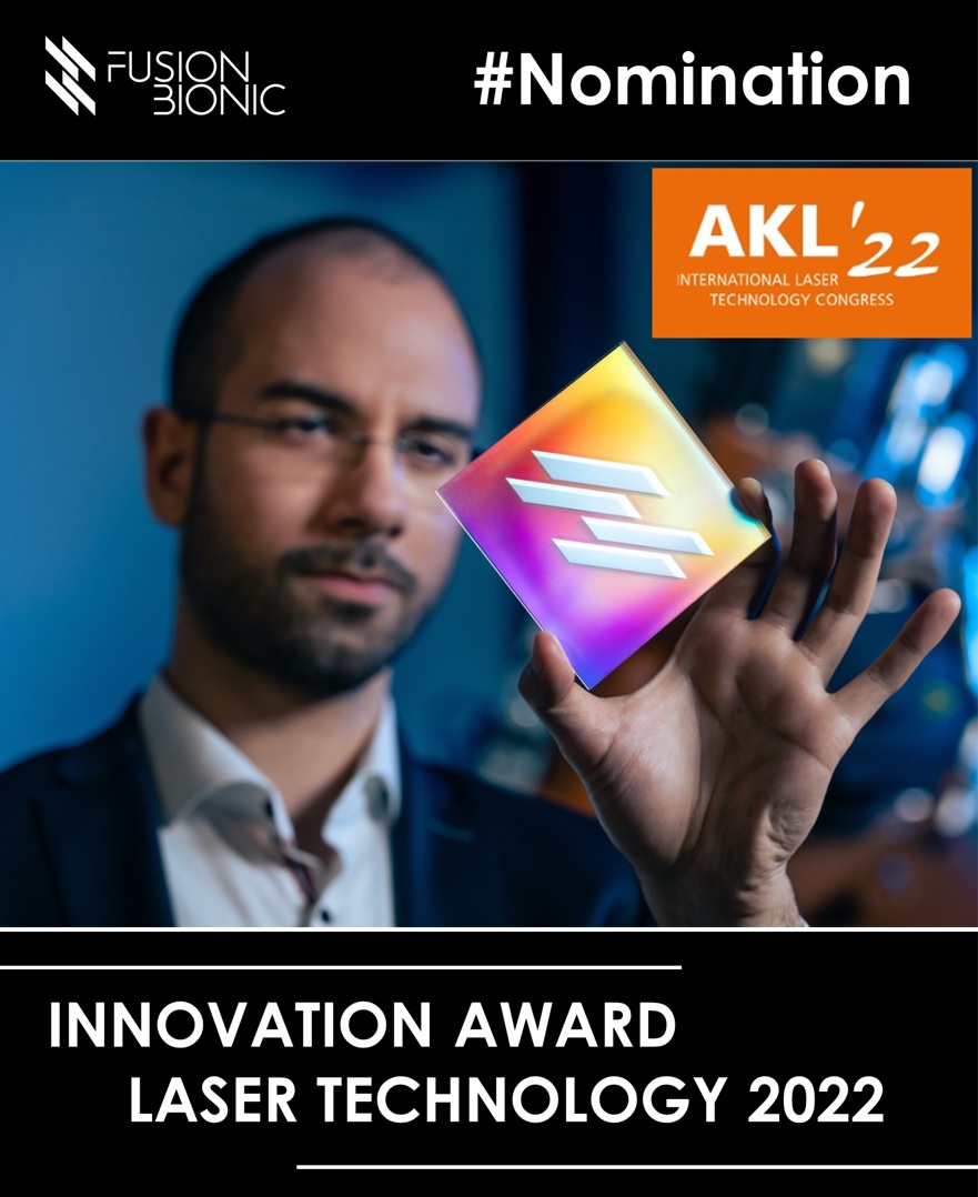 📣 We are happy to officially announce that we are nominated as one of the 3 finalists of the Innovation Award Laser Technology 2022 with our  laser-biomimetic surfaces. ✨More info: innovation-award-laser.org/index.php?id=73 #innovation #laser #technology