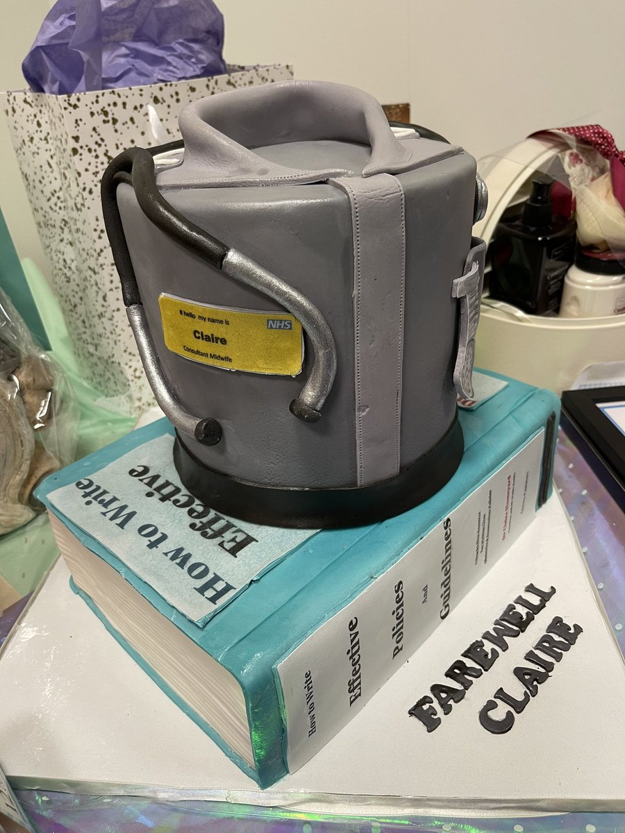 Another fantastic cake and send off <a href="/TeamMidwife/">BHRUT Maternity</a> - thanks to everyone who went out of their way to make yesterday a most memorable afternoon for Claire’s ‘leaving do’ <a href="/BhrHospitals/">BHR_hospitals</a> #ThankYou #GreatTeam