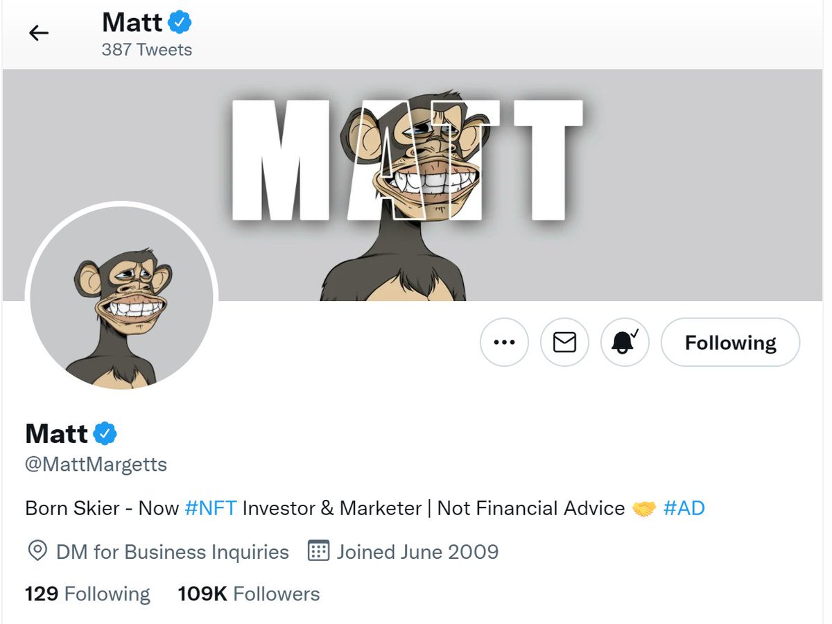 nftbie's tweet photo. @MattMargetts ✅✅✅ ready! https://t.co/LTrEsDuYgv