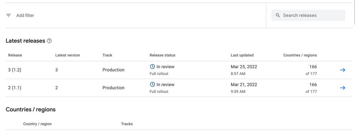 The android version of our app is at 'full rollout', which means it has gone through three of four stages. Now at final testing. We had to supply Google reviewers with a test wallet - crypto apps are a bit different to normal “legacy” apps. 

We will keep you updated! 📢
