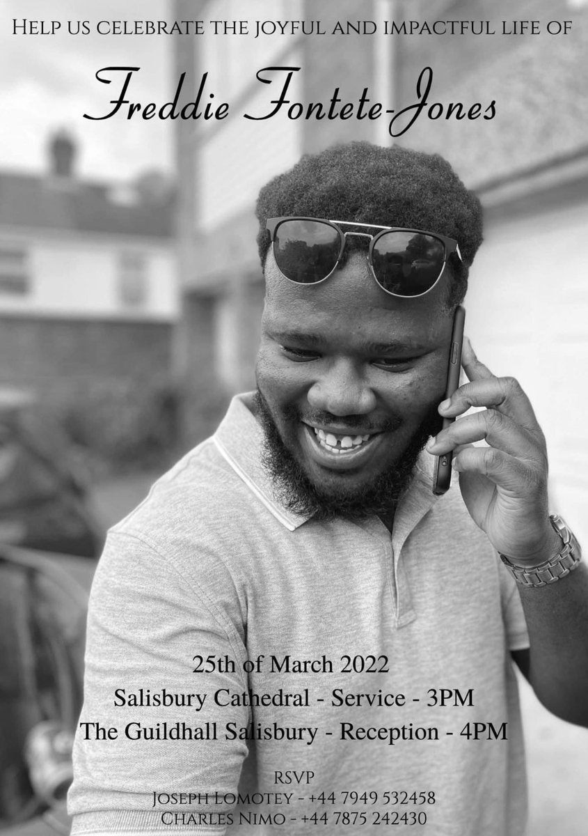 Our thoughts are with the #FJF family, their friends and <a href="/Lavvyfc/">Laverstock & Ford FC</a> today, as the city get to say their final goodbye. 

Shine brightly above us young man x