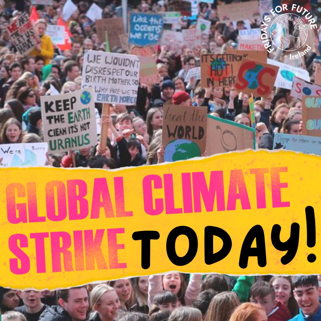 Global Climate Strike Today! 🌍 #peoplenotprofit