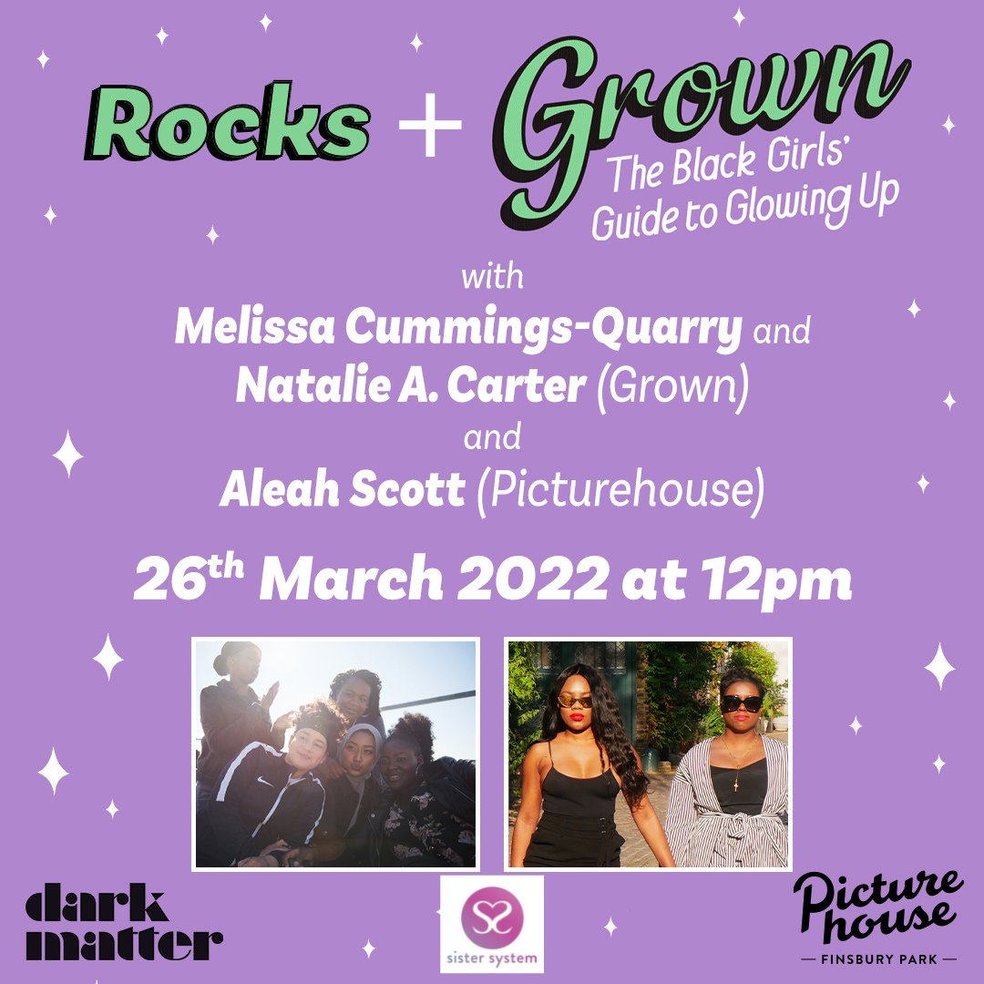 TheSisterSystem's tweet photo. We're super excited for this! Shout out to @FinsburyParkPH @bg_bookclub @darkmattermktg_ @BloomsburyBooks @picturehouses for the opportunity 💜🙏
#Sistersystem #Women #empoweringwomen #London #Charity #community https://t.co/AkFbIYfU5v