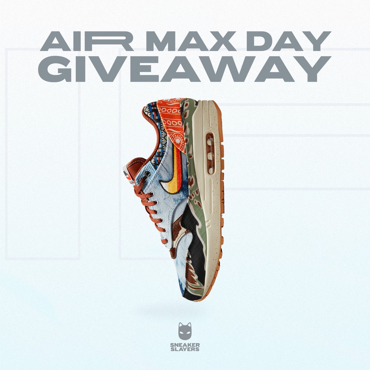 🎁 [ AIR MAX DAY GIVEAWAY ] 👟

As it's AIR MAX DAY, we are giving away of fresh pair of Air Max 1 Concepts to one very lucky SLAYER!

1 RT on this Tweet will win! 🏆

KEEP SLAYING!