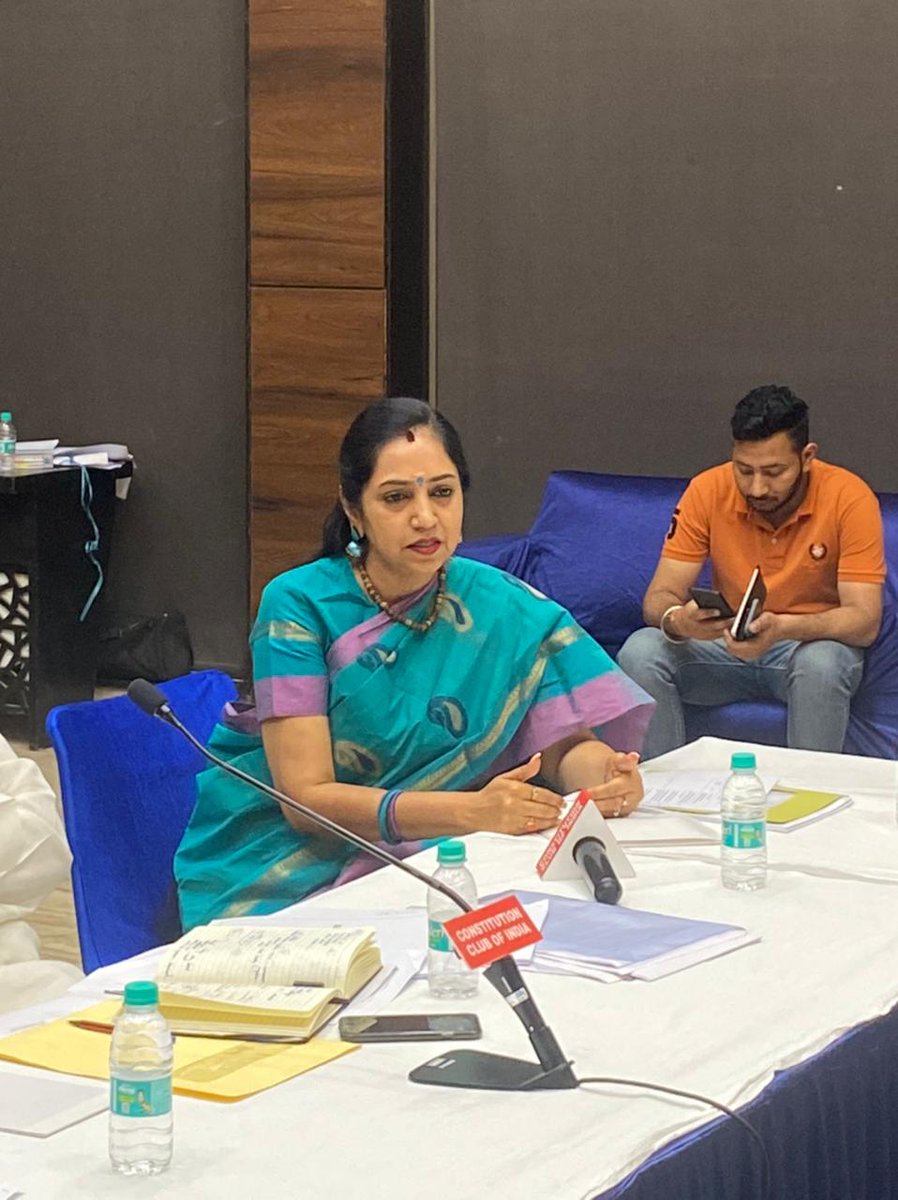 ThamizhachiTh's tweet photo. Attended the Parliamentarians' Group for Clean Air (PGCA's) launching of a the new project in the conference on “Driving National Clean Air Program (NCAP) in Constituency: Understanding Innovations and Monitoring Framework to Mitigate Air Pollution”.
#NCAP
#PGCA
#AirPollution 1/2 https://t.co/IpfmaZQlhs