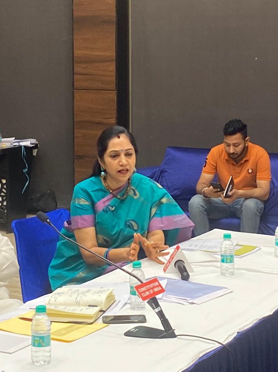 ThamizhachiTh's tweet photo. Attended the Parliamentarians' Group for Clean Air (PGCA's) launching of a the new project in the conference on “Driving National Clean Air Program (NCAP) in Constituency: Understanding Innovations and Monitoring Framework to Mitigate Air Pollution”.
#NCAP
#PGCA
#AirPollution 1/2 https://t.co/IpfmaZQlhs