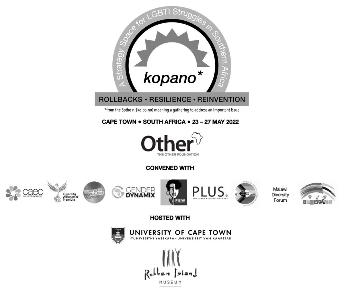 The Other Foundation (@otherfoundation) on Twitter photo Secure your spot <a href="/OtherFoundation/">The Other Foundation</a>’s kopano - Rollbacks, Resilience, Reinvention. Registration closes on 13 April 2022. Click the link to register now: theotherfoundation.org/communitygathe…. #theotherfoundation Secure your spot <a href="/OtherFoundation/">The Other Foundation</a>’s kopano - Rollbacks, Resilience, Reinvention. Registration closes on 13 April 2022. Click the link to register now: theotherfoundation.org/communitygathe…. #theotherfoundation