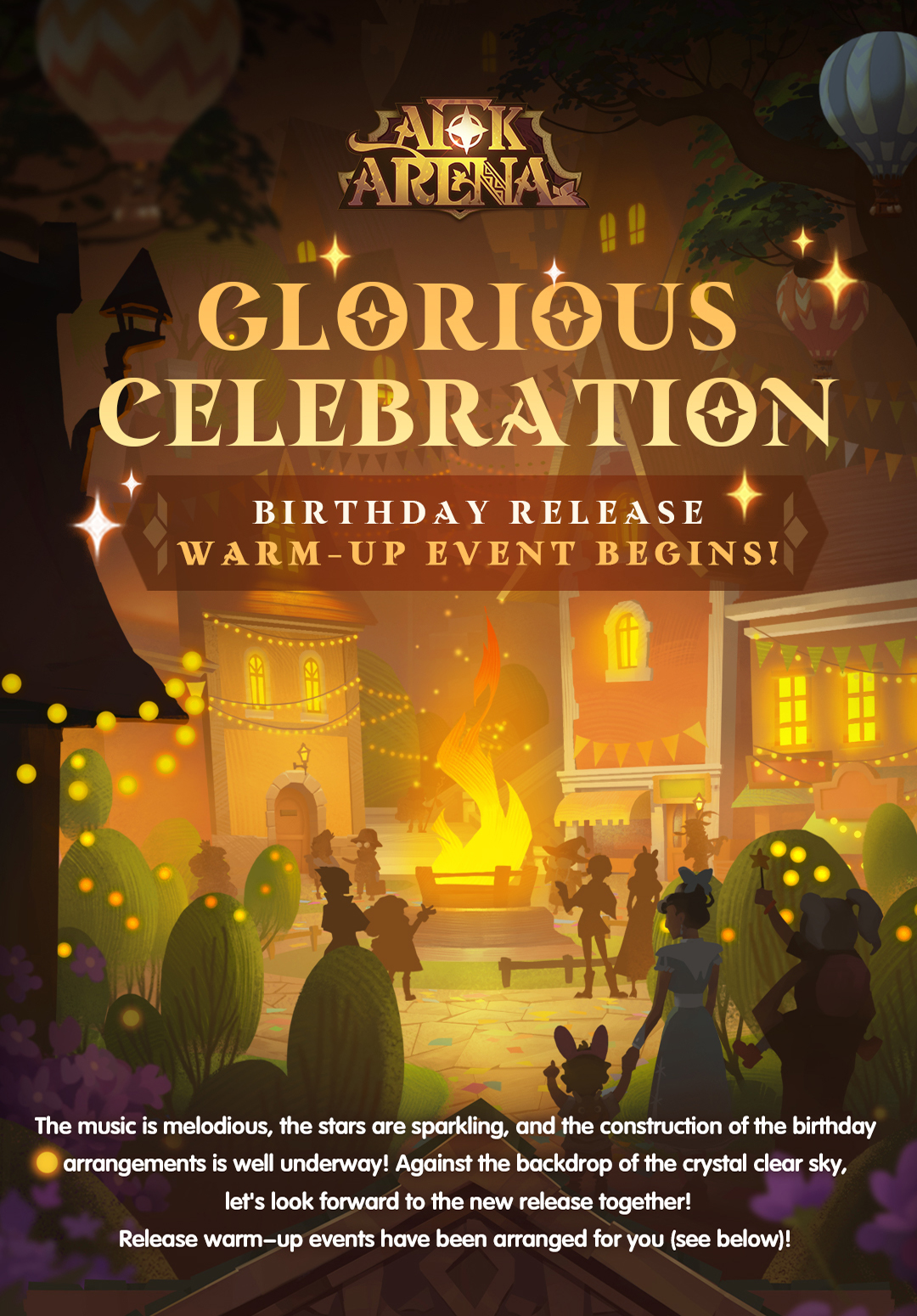 AFK Arena on Twitter "Greeting Adventurers!🔥 [Glorious Celebration